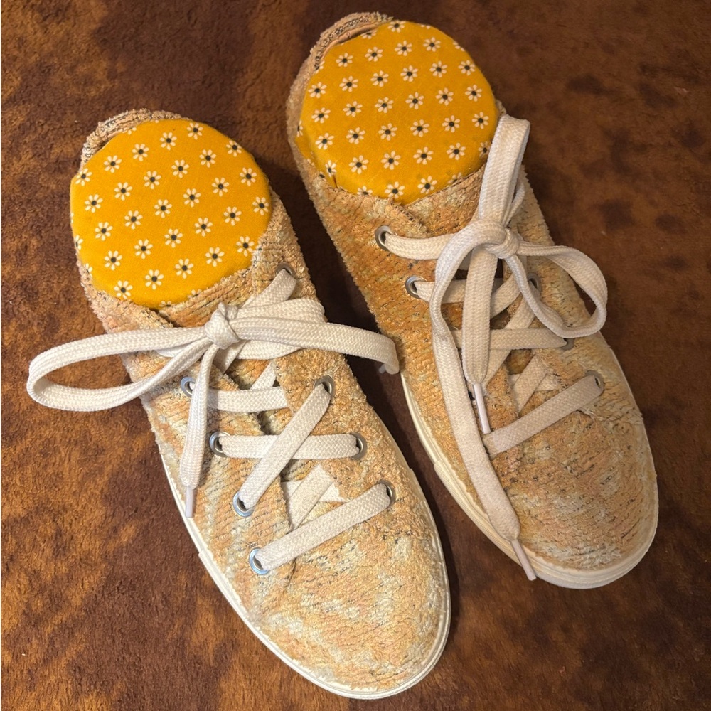 Elysian by Emily Morrison delicate yellow sneakers